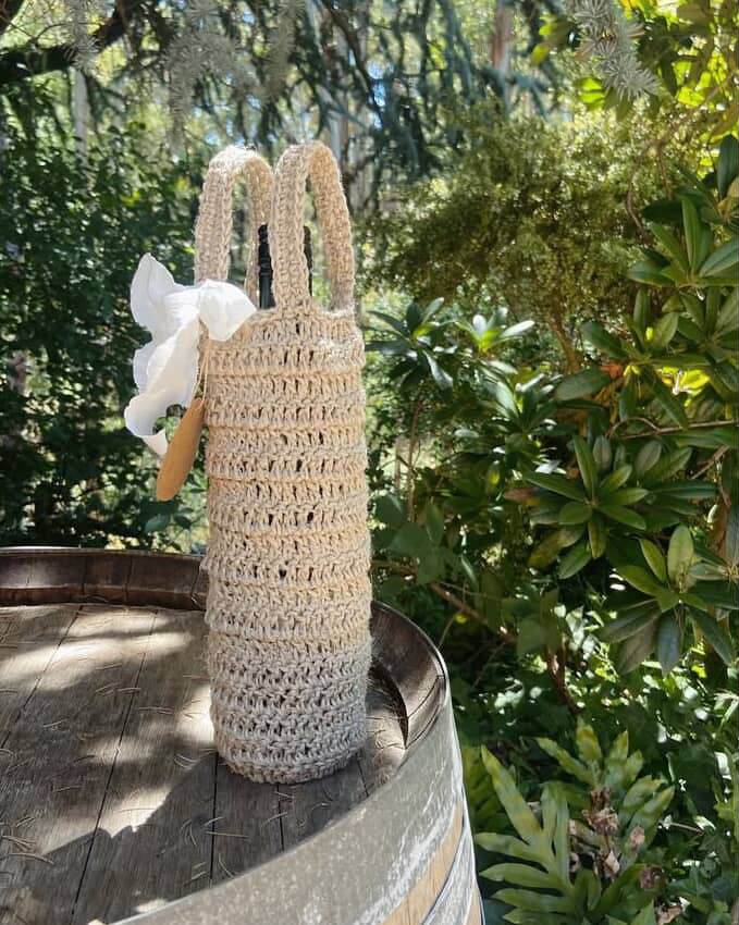 Crochet Bottle/vase Holder