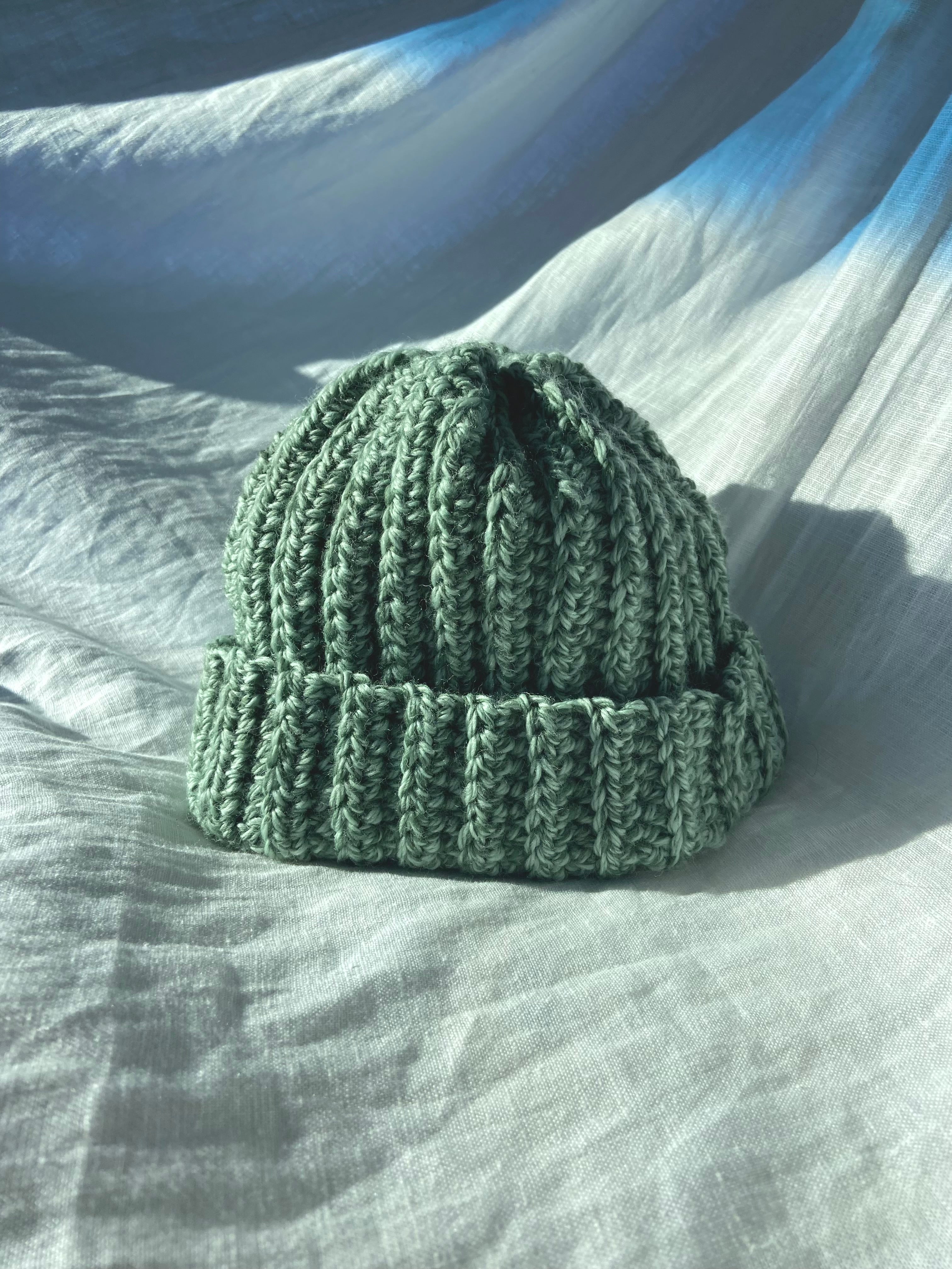 Green 2 tone Beanie